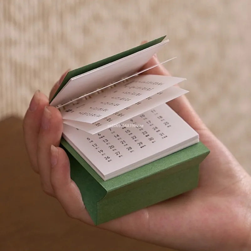 2026 Desk Calendar Kawaii Mini Calendar Books, Daily To-Do List,  Daily Monthly Yearly Planner,  Time Manegement Calendar
