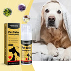 Pet Skin Care Spray Relief for Dogs/Cats, Treats  Flea Lice Skin Scratching and Licking, Portable Pet Wound Spray