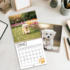 2026 New Dogs, Dog-Lovers Calendar - Year, Monthly, Planner Agenda Schedule Organizer Wall Calendar