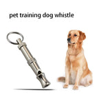 Pet training supplies, ultrasonic training dog whistle. silver, small, portable