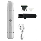 2-in-1 Pet Dog/Cat Nail Trimmer, Clipper, Grinder  - LED Low Noise, USB Charging,  Professional Electric Grooming Tools