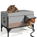 Waterproof, insulated,. heated,  Outside or indoor unheated environments, for small or extra large Pets