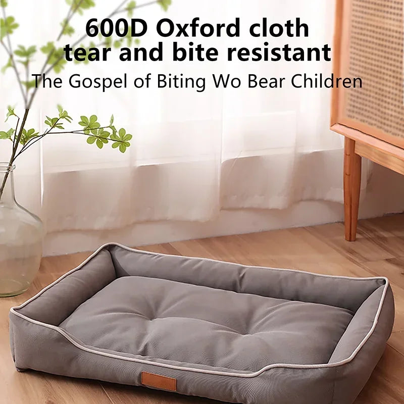 Dogs Beds - Four Seasons Thickened - Cotton Filling, Bite-resistant, Waterproof - Oxford Cloth