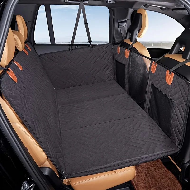 Strong Pet Car Seat Cover for Large & Medium Dogs - Waterproof, non-slip, supportive, protective, safe