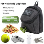 Multipurpose Pet Dog treat pouch and Dog Poop Bag Dispenser,  Durable Pet accessories