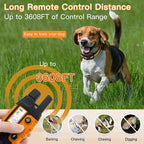 3300Ft Electric Dog Training Collar, Remote Control, Waterproof, Shock Vibration -  For Canine Pets 5-120lbs