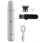 2-in-1 Pet Dog/Cat Nail Trimmer, Clipper, Grinder  - LED Low Noise, USB Charging,  Professional Electric Grooming Tools