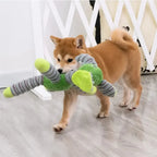 Indestructible Large Dog Sound Squeaky Toys - Animals Shape - Soft Plush - Chewy Dental Toy