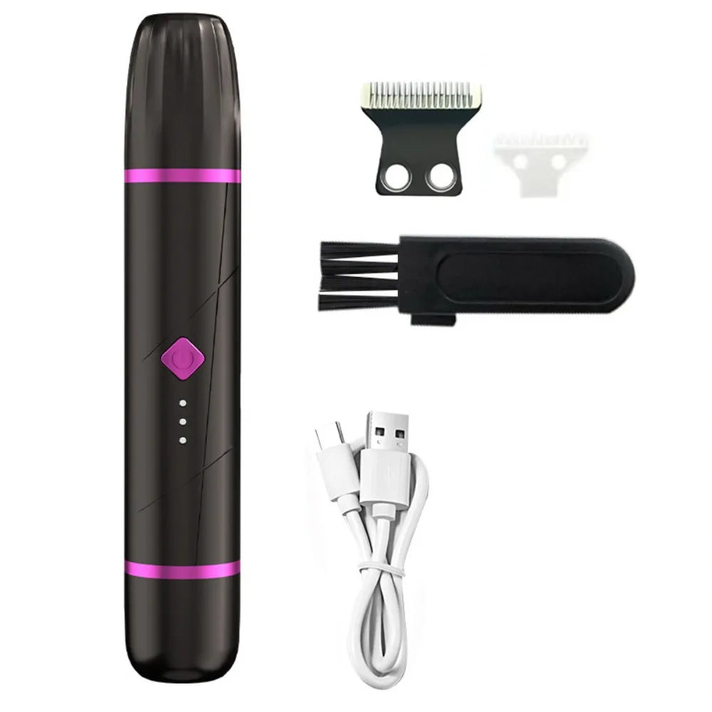 2-in-1 Pet Dog/Cat Nail Trimmer, Clipper, Grinder  - LED Low Noise, USB Charging,  Professional Electric Grooming Tools