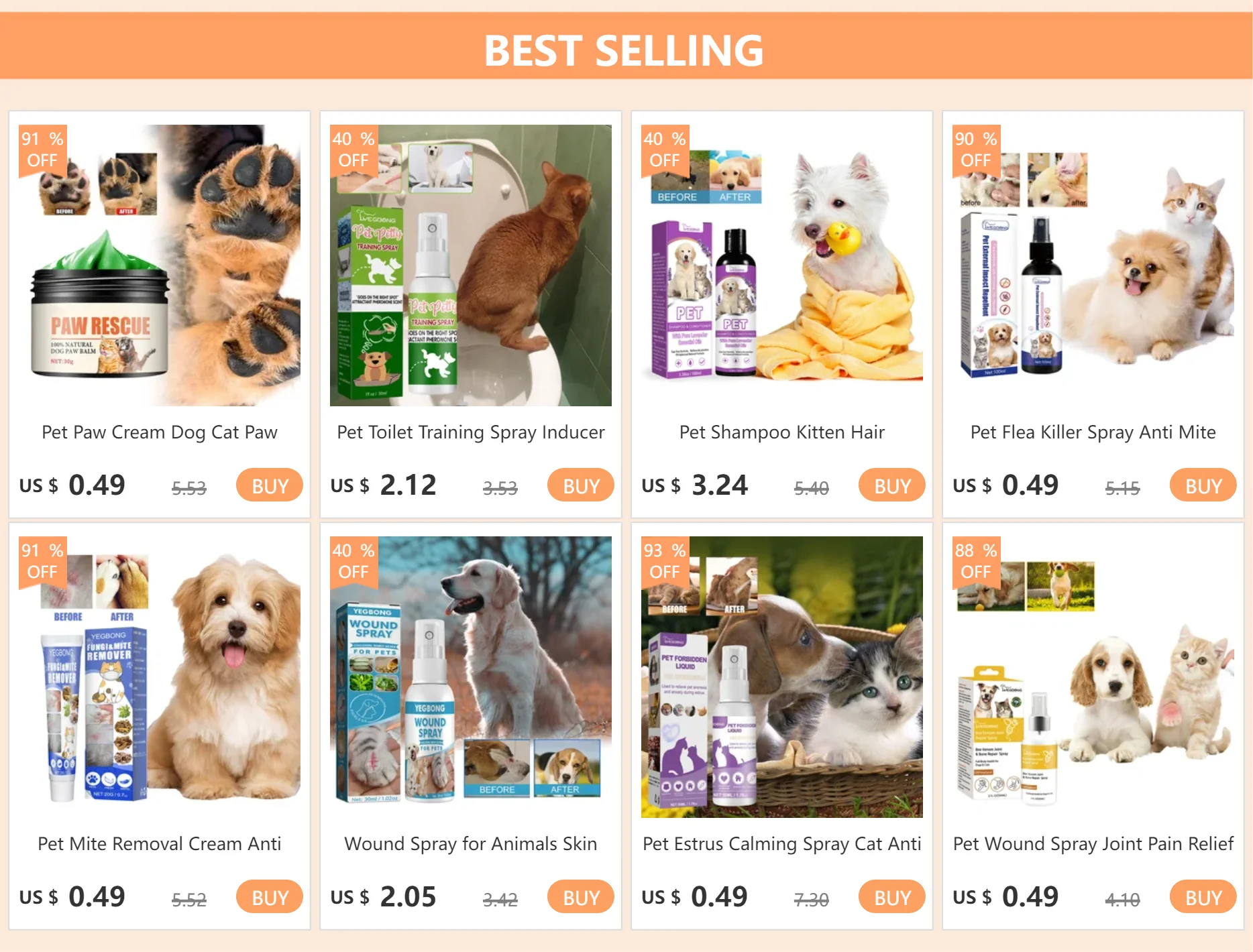 Probiotics Drop Digestive Health Support for Dogs,  Improve Gastrointestinal Vomiting Stomach