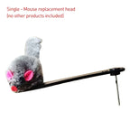 Fun Cat Turntable Toy, Mouse, fish  Chase Trap, Scratching Board Educational Play Turntable
