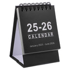 Mini Desk Calendar Small Desktop Calendar,  Standing Mini Flip Spiral Calendar, For Home, Office or Classroom
