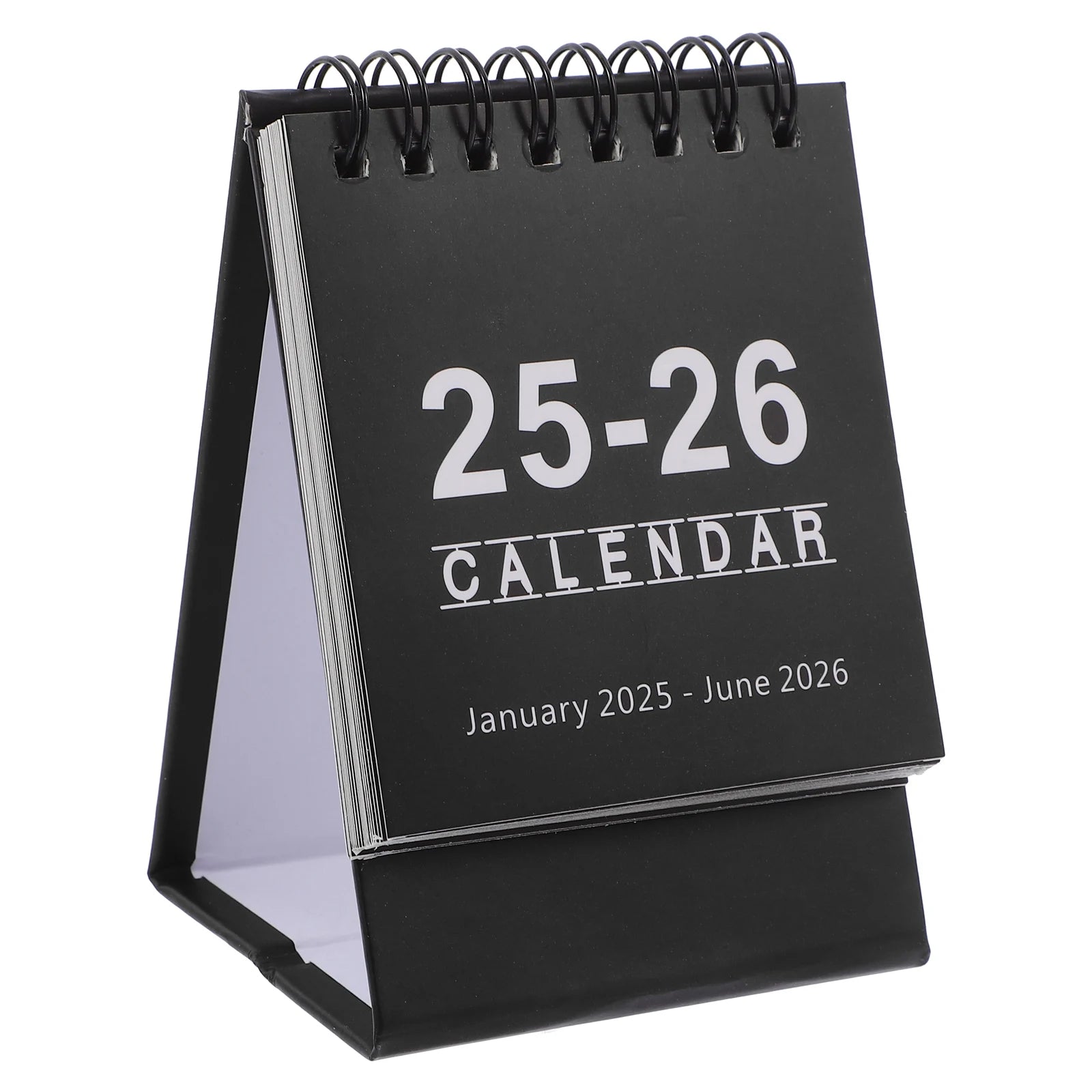 Mini Desk Calendar Small Desktop Calendar,  Standing Mini Flip Spiral Calendar, For Home, Office or Classroom