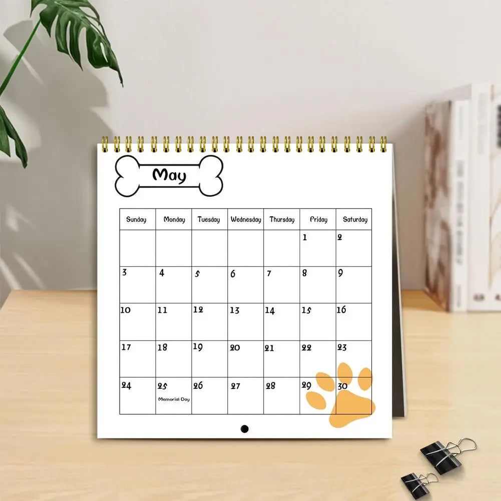 2026 New Dogs, Dog-Lovers Calendar - Year, Monthly, Planner Agenda Schedule Organizer Wall Calendar