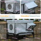 Waterproof, insulated,. heated,  Outside or indoor unheated environments, for small or extra large Pets