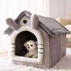 Indoor Warm Dog House - Tent House - Soft Bed  - Removable and Washable Bottom Cushion