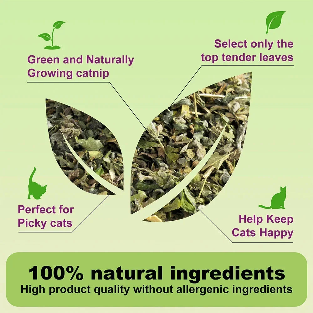 Cat Crack Catnip 100% Natural Safe & Non-Addictive Catnip Treats