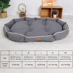 Dog Bed Sofa for Various  Dog sizes - Washable Orthopedic Soft Durable Dog - Anti-Slip Bottom