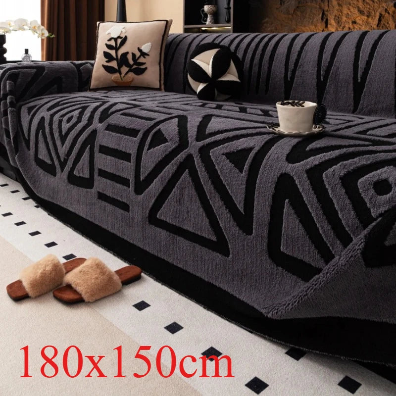 1pc New Bohemian Style Sofa Protector blanket - Suitable for Pets Anti-slip Protection