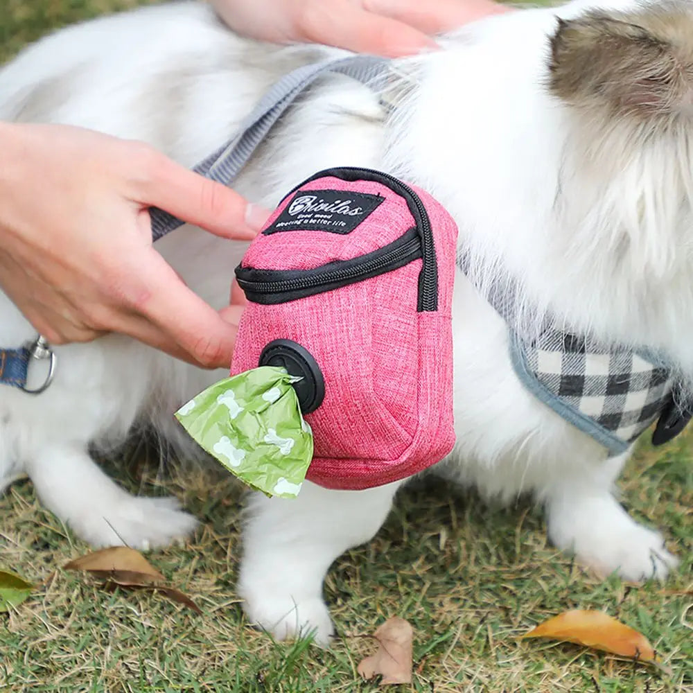 Multipurpose Pet Dog treat pouch and Dog Poop Bag Dispenser,  Durable Pet accessories