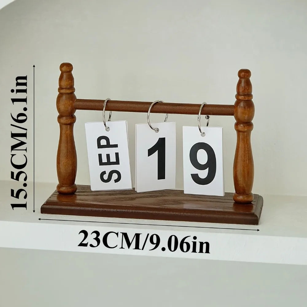 Desk Calendars for Office, Flip Calendar Perpetual Desktop Calendar 2026 Cute Flip Calendar, Home Decor