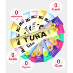 10pcs Cat Pet Snacks 15g/Stripe Liquid Wet Grain Tuna, Chicken, Cod choice flavors, Excellent Stocking stuffers, healthy