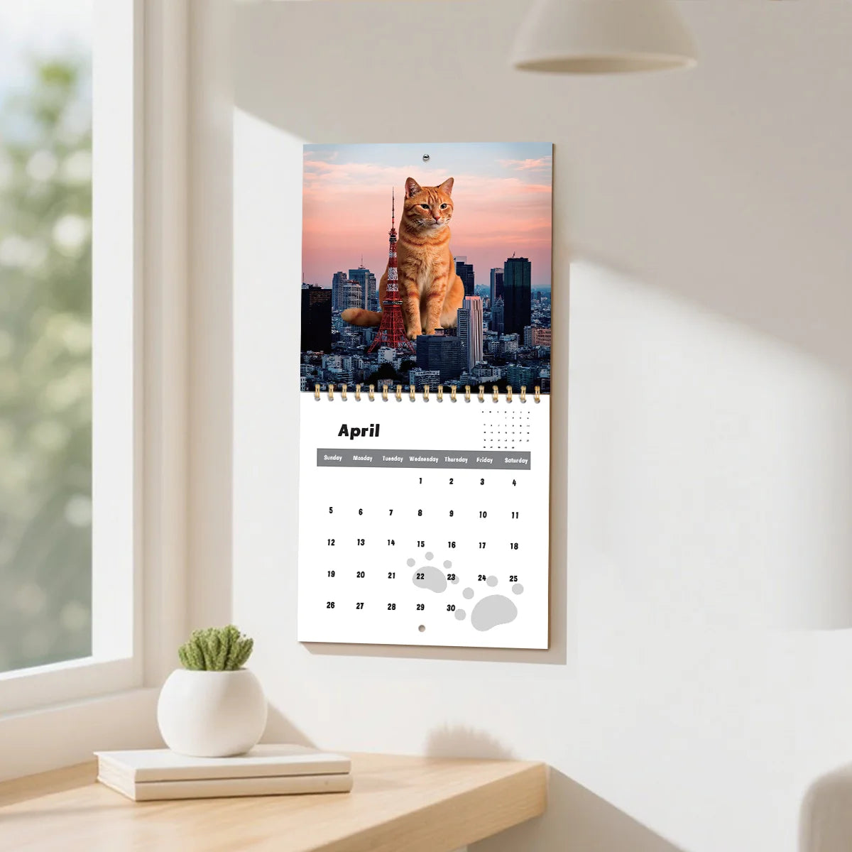 2026 Cat Calendar For Cat Lovers, Humor Cats & Kitten  Calendar, 2026 Monthly Wall Hanging Calendars