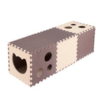 EVA Cat Tunnel Foam Scratchig Board and Toy - Foldable for interactive Pet Play