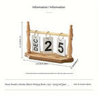 Desk Calendars for Office, Flip Calendar Perpetual Desktop Calendar 2026 Cute Flip Calendar, Home Decor