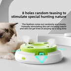 Electric Cat toys Self - Smart Boredom - Turntable - Automatic Teaser with Cat Sticks - Pet Food
