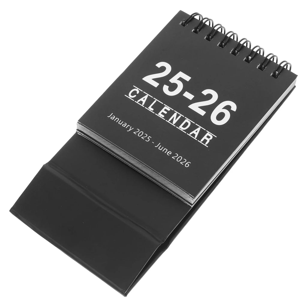 Mini Desk Calendar Small Desktop Calendar,  Standing Mini Flip Spiral Calendar, For Home, Office or Classroom