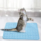 Pet Ice Mats - Summertime  -  Cool Nest Bed for Cat,  Small Dog                                                                                                                              - Cooling Small Dogs Pets Durable Sofa Cooling Pad Blanket