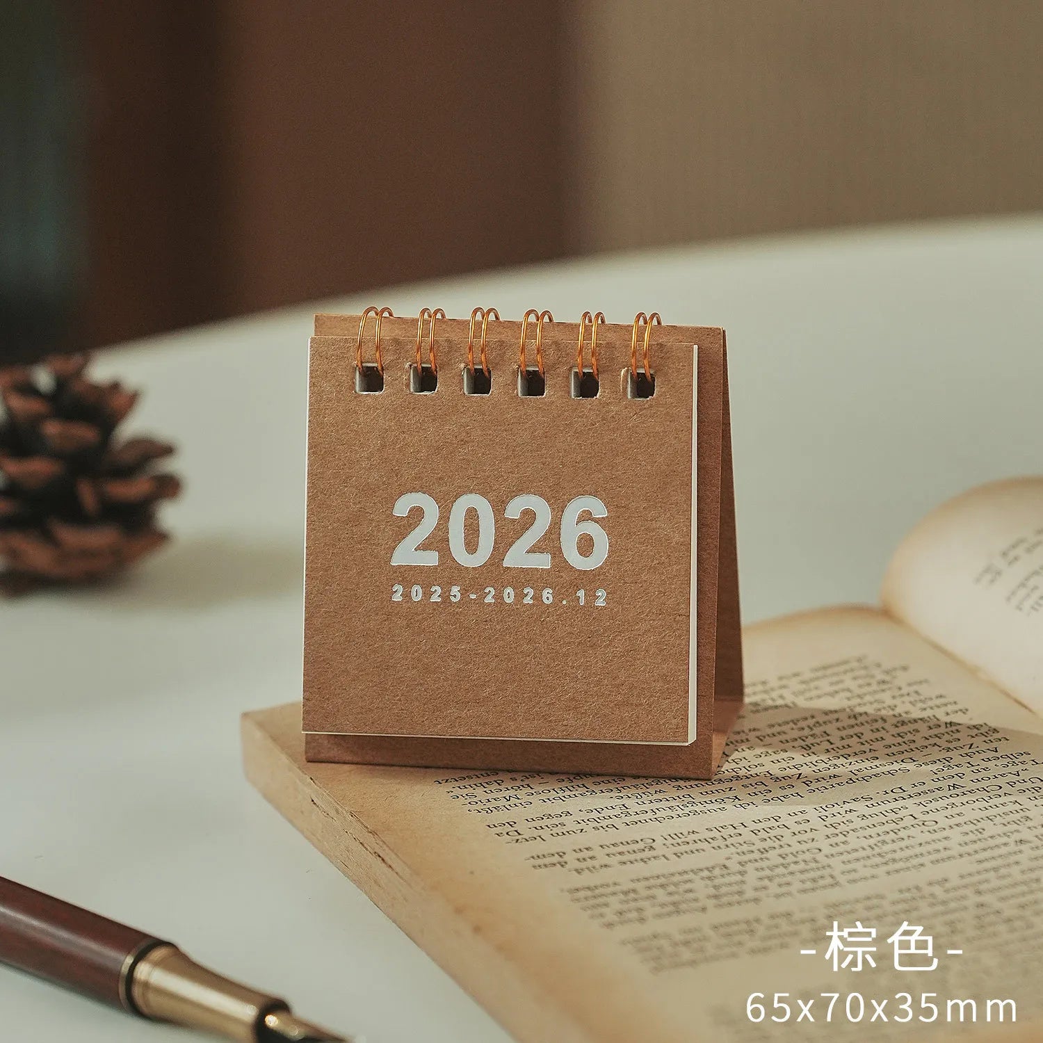 2026 Desk Calendar Kawaii Mini Calendar Books, Daily To-Do List,  Daily Monthly Yearly Planner,  Time Manegement Calendar