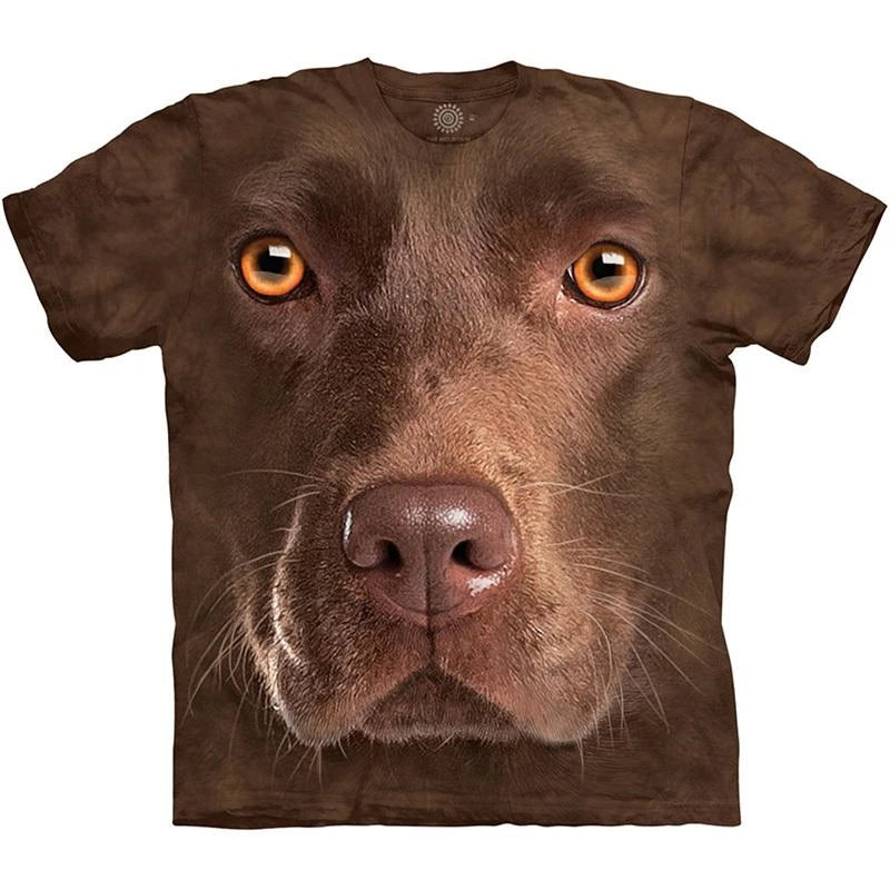 Cute Dog Face Graphics T Shirts Summer Fashion Short Sleeve Funny 3D Animals Printed T-shirts Mens Casual Loose Harajuku Tees