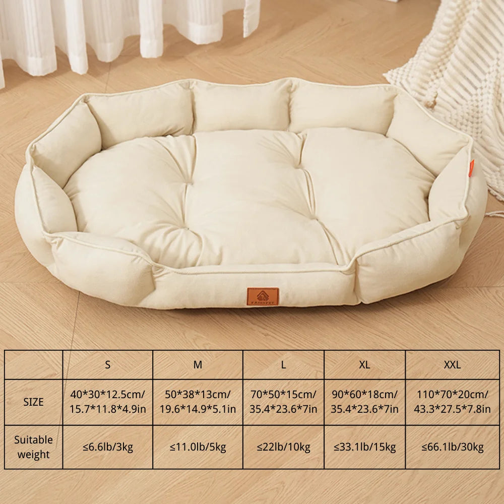 Dog Bed Sofa for Various  Dog sizes - Washable Orthopedic Soft Durable Dog - Anti-Slip Bottom