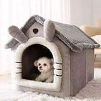 Indoor Warm Dog House - Tent House - Soft Bed  - Removable and Washable Bottom Cushion