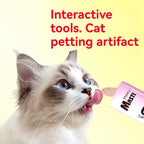 10pcs Cat Pet Snacks 15g/Stripe Liquid Wet Grain Tuna, Chicken, Cod choice flavors, Excellent Stocking stuffers, healthy