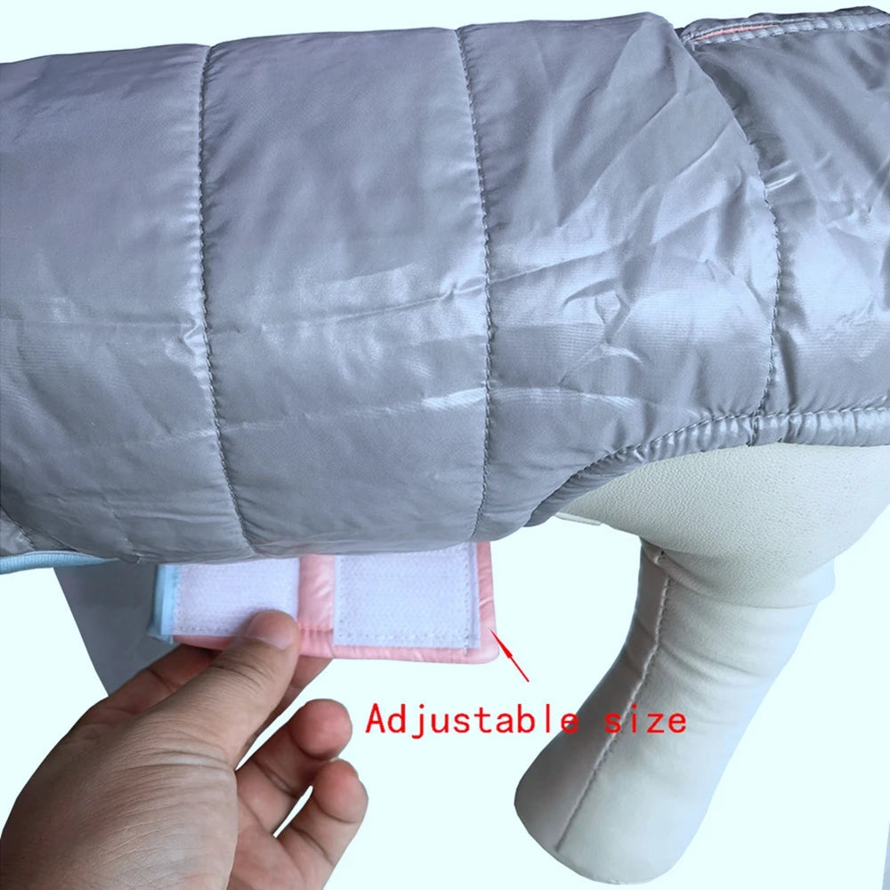 Reversible Dog Vest (Jacket), Waterproof, Winter, Cold Weather Dog Coat, Outfit for Small, Medium Dogs